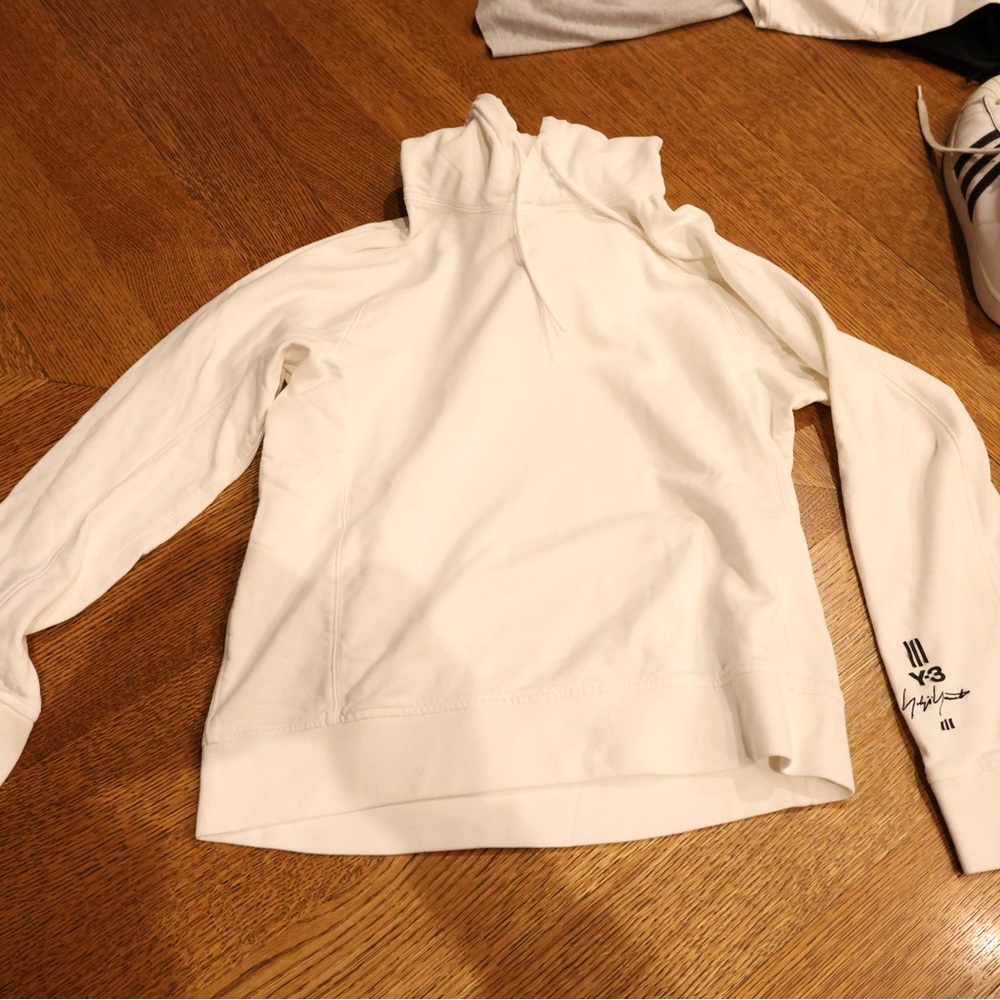 Y-3 white hoodie